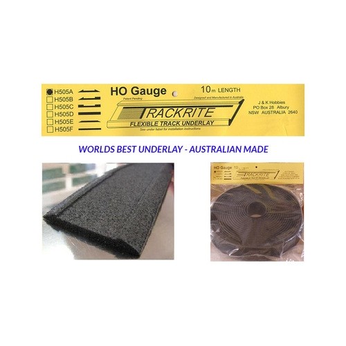 HO Flexible Track Underlay 10m from Hobbyrama