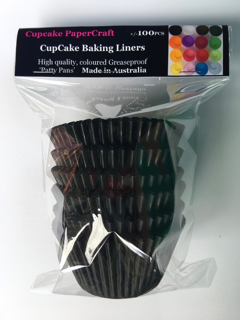 Baking Liners Black Pk100 from Hobbyrama