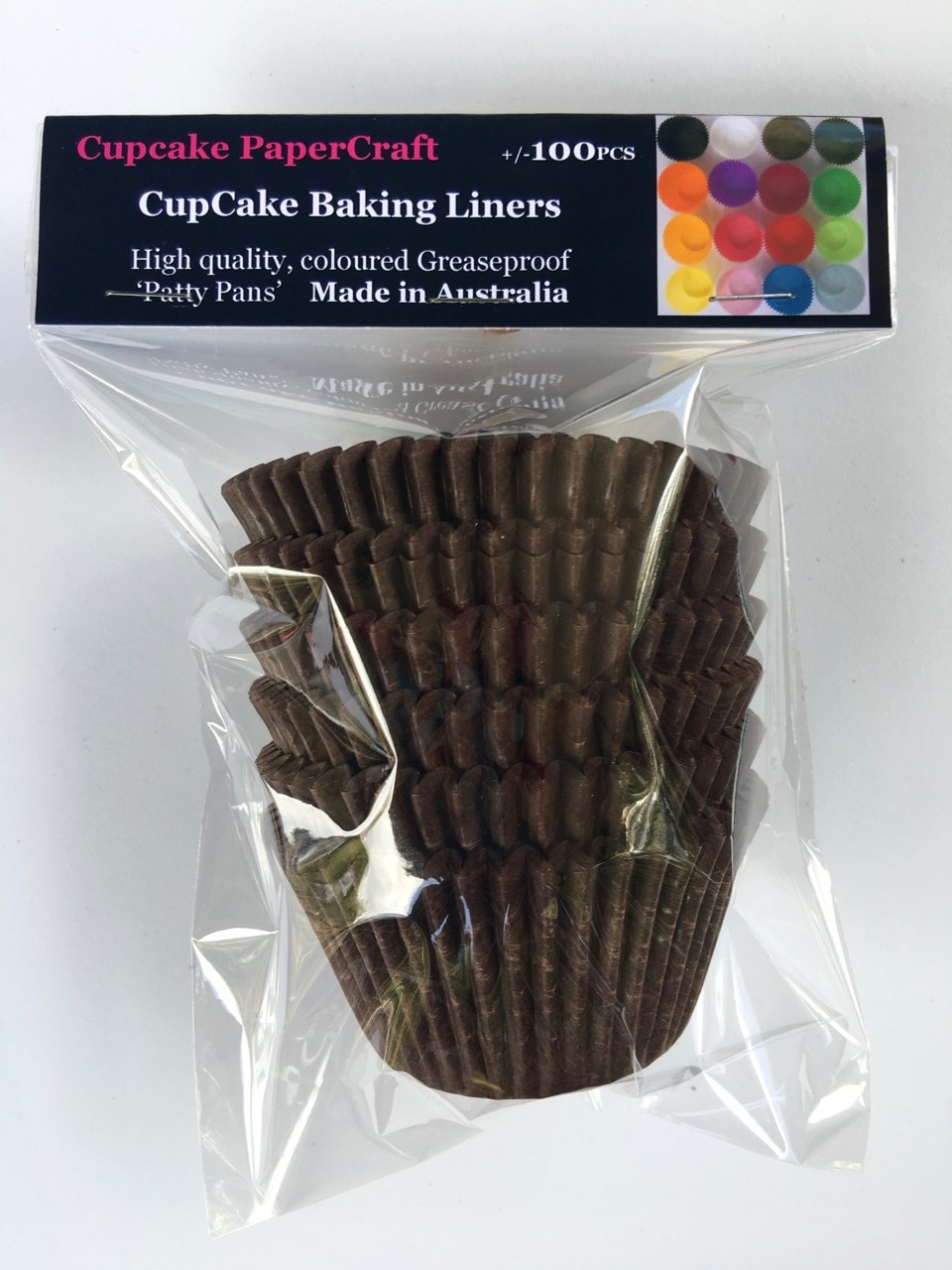 Baking Liners Chocolate Pk100 from Hobbyrama